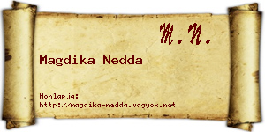 Magdika Nedda névjegykártya